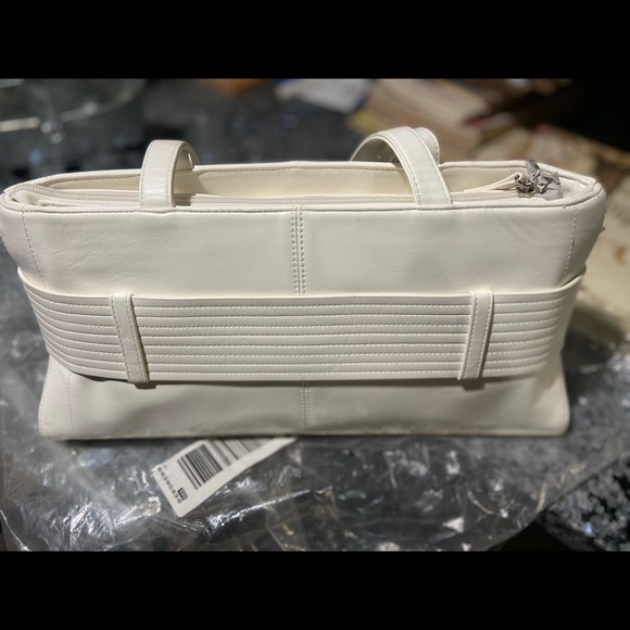 White leather hand bag - Picture 5 of 5